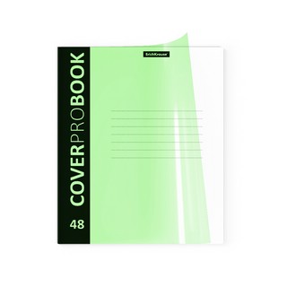 Тетрадь А5+, 48 л, клетка, CoverProBook Neon, пластиковая обложка, зеленый 2
