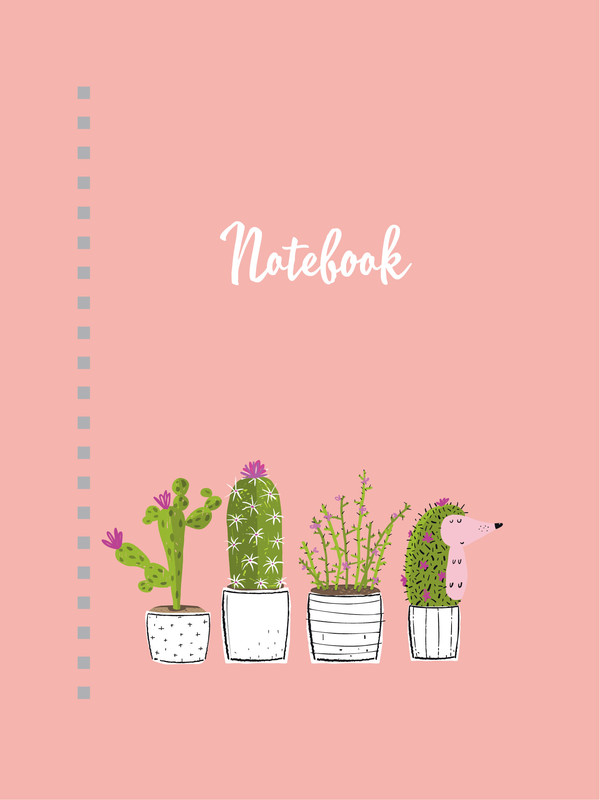 Тетрадь 'Кактусята' Бомбора, 120 листов в клетку