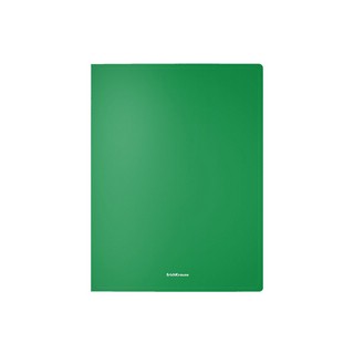 Папка с боковым зажимом пластиковая A4, 'Classic' зеленая 3