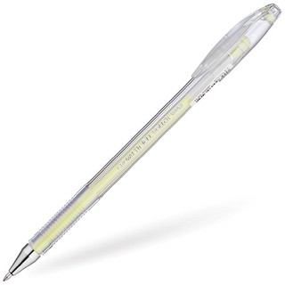 Ручка гелевая желтая пастель, Crown Hi-Jell Pastel 2