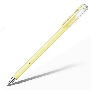 Ручка гелевая Pentel Hybrid Milky K108-PG, 0.8 мм, цвет пастельный желтый