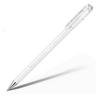 Ручка гелевая Pentel Hybrid Milky K108-PW, 0.8 мм, цвет пастельный белый