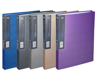 Папка с 40 файлами Comix 'Elegant Stone', А4, металлик, цвет ...