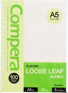 Сменный блок для тетради Comix, на кольцах, тонированный, в к...