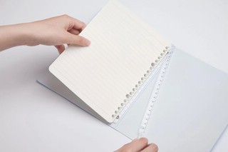 Тетрадь со сменным блоком Compera Original, на кольцах, в линейку, A5, 50 листов, белый 4