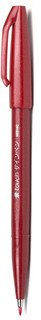 Pentel Маркер-кисть Brush Sign Pen цвет чернил красный