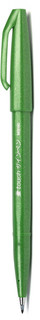Pentel Маркер-кисть Brush Sign Pen цвет чернил зеленый