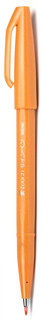 Pentel Маркер-кисть Brush Sign Pen цвет чернил оранжевый