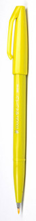 Pentel Маркер-кисть Brush Sign Pen цвет чернил желтый