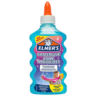 Клей-глиттер Elmer's Glitter glue 177 мл, голубой