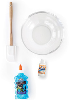 Клей-глиттер Elmer's Glitter glue 177 мл, голубой 2