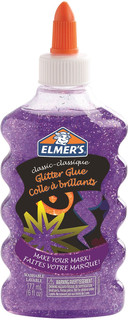 Клей для слаймов Elmers, с блестками, фиолетовый, 177 мл, 00-00074961 1