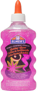 Клей для слаймов Elmers, с блестками, розовый, 177 мл,00-00074958 1