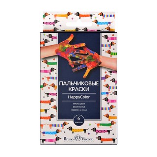 КРАСКИ ПАЛЬЧИКОВЫЕ, 6 ЦВ. 3