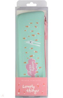 Bruno Visconti Пенал школьный LOVELY THINGS. RABBIT, силикон ...