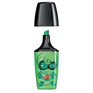 Текстовыделитель Stabilo BOSS MINI Heroes, зеленый