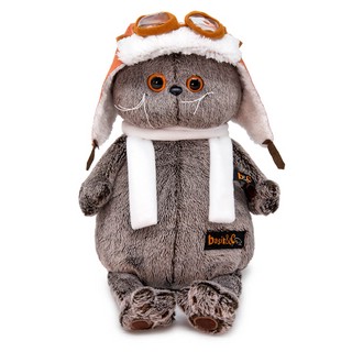 Басик в шлеме и шарфе, 19 см