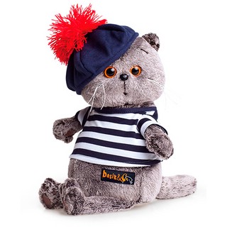 Басик в тельняшке и берете 25 см