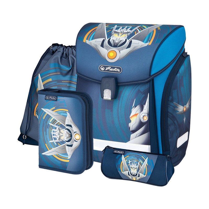 Ранец New Midi Plus Robot (робот) с наполнением