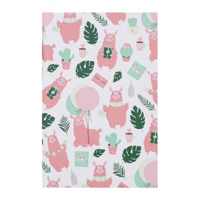 Ежедневник 'Лама в листьях'