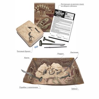 Раскопай скелет. Мамонт. Конструктор 4M 2