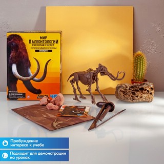 Раскопай скелет. Мамонт. Конструктор 4M 3