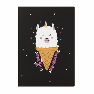 Тетрадь в розовую клетку А4 'Magic ice cream'