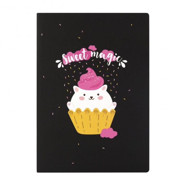 Тетрадь в розовую клетку А5 'Sweet magic'
