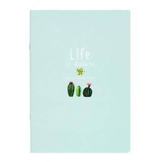 Тетрадь в розовую клетку А5 'Life' кактусы 1