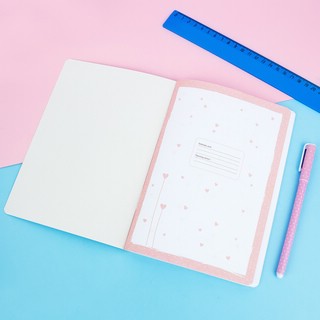 Тетрадь в розовую клетку А5 'Life' кактусы 3