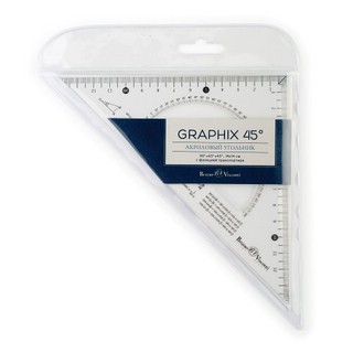 Угольник акриловый прозрачный 