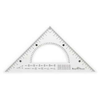 Угольник акриловый прозрачный 