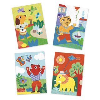 Песочные картинки Djeco «На природе» 2