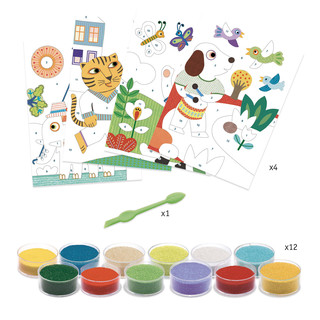 Песочные картинки Djeco «На природе» 3