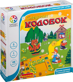 Bondibon Обучающая игра Следопыт Колобок 1