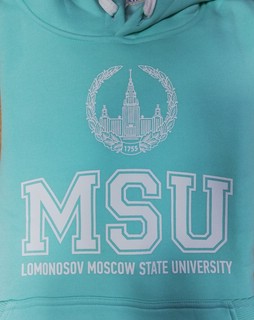 Толстовка с логотипом МГУ имени М.В. Ломоносова (лат)