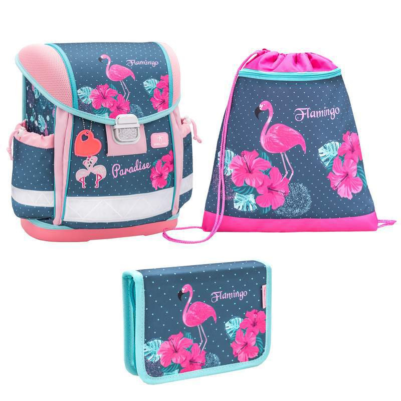 Ранец Belmil Classy Flamingo Paradise с наполнением