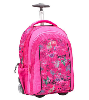 Рюкзак на колесах Belmil Easy GO Tropical Flamingo 1