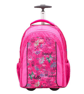 Рюкзак на колесах Belmil Easy GO Tropical Flamingo 2