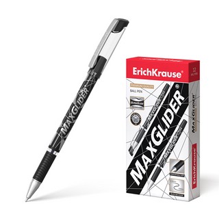 Ручка шариковая "MaxGlider" черная ErichKrause цвет черный