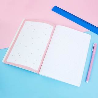 Тетрадь в розовую клетку А5 'Вкусняшки' 4