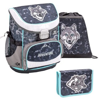 Ранец Belmil Mini Fit 'Wolf' с наполнением (мешок для обуви, ...