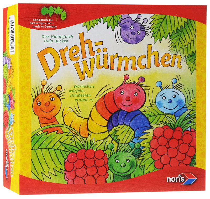 Настольная игра Вертлявые червячки, Noris Spiele