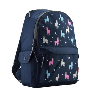 Рюкзак BrunoVisconti «СКАЗОЧНАЯ ЛАМА», молодежный синий 2