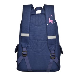 Рюкзак BrunoVisconti «СКАЗОЧНАЯ ЛАМА», молодежный синий 4