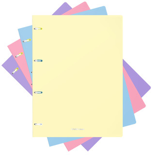 Тетрадь с пластиковой обложкой "Pastel", А4, 80 листов, клетка ErichKrause, цвет в асс.