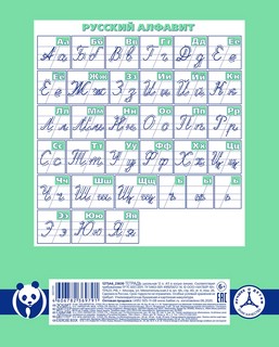 Тетрадь Hatber 12 листов, узкая линейка, Premium Панда 2