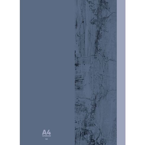 Бизнес-блокнот А4 в твердом переплете, 160 л, клетка, 