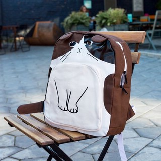 Рюкзак с ушками 'Кот' (пестрый) Kawaii 5