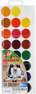 Краска акварельная Луч 'Зоо' медовая, 184948, 24 цвета